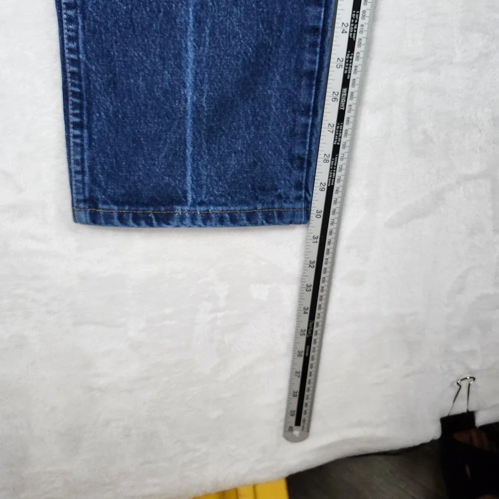 Wrangler Jeans Men 33x31 Dark Wash Excellent Cowboy Cut 936DEN Slim Fit USA Made